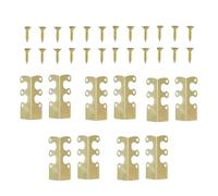 Kixolazr Protège-Angles Métalliques pour Plinthes | 10 Pièces Fournitures Protection Armoire | Équerres Murales Décoratives - pour Propriétaires Locataires Bureau Maison Appartement Meubles Portes