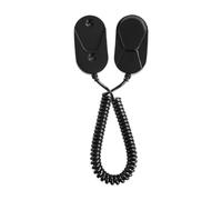 Kixolazr Support Mur pour Télécommande | Support pour Télécommande TV avec Câble à Ressort Rétractable | Support Anti-Perte pour Manette Fixation Murale Maison Chambre Camping-Car