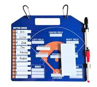 Kixolazr Tableau Blanc De Baseball pour Abri - Magnétique pour Tenue De Score De Baseball,Tableau Blanc Double Face Terrain | pour Débutants Professionnels Terrain Clôture Aire De Jeux