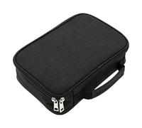 Kixolazr Trousses Très Grande | Pochette Scolaire Grande Capacité À 5 Compartiments | Sac de Rangement Fournitures Scolaires avec Séparateurs Amovibles pour Stylo Maison École Bureau Enseignant