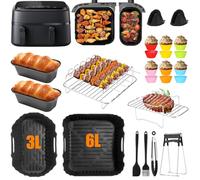 Kixolo Accessoires pour friteuse à air Philips , cuve pour friteuse à air Philips à double panier série 3000 , accessoire pour friteuse à air Philips séries 30005000
