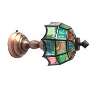 KIXZSAZ 1/12 Miniature lumière LED modèle Parapluie Forme Abat-Jour Lampe de Bureau alimenté par Batterie décoration Jouer Jeu Jouets bébé