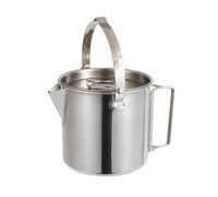 KIXZSAZ 1.2L Camping Bouilloire Pot Suspendu Cuisinière Théière Grande Capacité Cuisson Léger Pour Randonnée Sac À Voyage Touristique