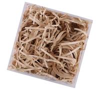 KIXZSAZ 1 Pack Lafite Papier Raffia Remplissage Coloré Déchiqueté Matériau De Remplissage Fournitures D'emballage Stuffers Gadgets Pâques, Couleur kraft