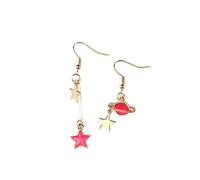 KIXZSAZ 1 paire femmes boucle d'oreille Simple Long motif pratique filles bijoux roman multi-fonctionnel métal réparable oreille goujons