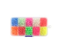 KIXZSAZ 1000 pièces/Ensemble Perle de pêche Poisson Lumineux remplaçant Les appâts légers Outils Perles Portables pour Eau Douce salée