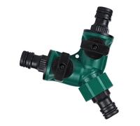 KIXZSAZ 16mm Tuyau d'eau de Jardin Tuyau connecteurs en Forme de Y Adaptateur de Tube de Jardinage Remplacement réparation Robinet d'irrigation pour pelouse