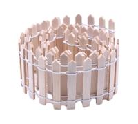 KIXZSAZ 2X Petite clôture en Bois détail réaliste pour des scènes Miniatures créatives clôture en Bois Miniature Petite Miniature, Beige