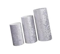 KIXZSAZ 3 pièces Démarquez-vous lors de n'importe quel événement avec ces housses de cylindre souples et réutilisables pour socles. Housses de piédestal, Argent