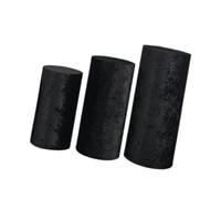 KIXZSAZ 3 pièces Démarquez-vous lors de n'importe quel événement avec ces housses de cylindre souples et réutilisables pour socles. Housses de piédestal, Noir