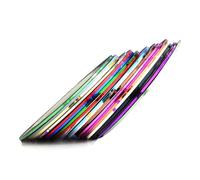 KIXZSAZ 30 Pièces Nail Art Autocollant Décorations Exquis Striping Tape Manucure Adhérence Ligne Bandes Décor Femelle Fournitures