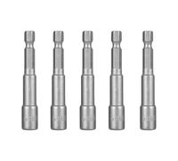 KIXZSAZ 5 pièces tournevis à écrou Portable universel maison atelier travail du bois embout à tige hexagonale embouts de tournevis électriques charpentier, 6x65mm