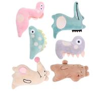 KIXZSAZ 6 pièces Jouet en Peluche pour Animaux de Compagnie Mignon et Pratique pour Chats de pour Tous âges Jouet en Peluche Mignon Polyester pour Chats pour Chat Jouets pour Chat