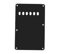KIXZSAZ Accessoire de rechange polyvalent pour guitare électrique, conçu pour la fonction vibrato et durable. Il est doté de six trous ovales pour le passage des cordes, Noir
