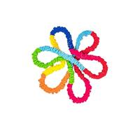 KIXZSAZ Accessoire élastique en Polaire pour Jeux d'intégration enfantine : Doux, Extensible, sûr et Multicolore. Crée Une Bordure Extensible Qui Encourage la coopération de Groupe. Accessoire, 2m