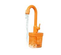 KIXZSAZ Accessoires de Robinet économiseur d'eau pour évier de Cuisine pour Enfants, évier de Jeu en ABS avec Robinet de Dessin animé à Eau Courante , Jaune