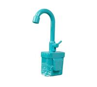 KIXZSAZ Accessoires de Robinet économiseur d'eau pour évier de Cuisine pour Enfants, évier de Jeu en ABS avec Robinet de Dessin animé à Eau Courante , Bleu