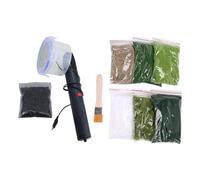 KIXZSAZ Accessoires pour maquettes architecturales : applicateur de Flocage d'herbe Statique pour décors, maquettes de Loisirs créatifs et Kits Bricolage.