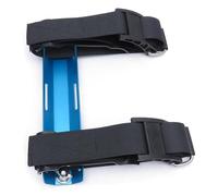 KIXZSAZ Adaptateur de réservoir Unique Universel Support de Plaque arrière glaçage Sangle Bouteille avec Boucle Bande Anti-dérapante Montage arrière, Bleu