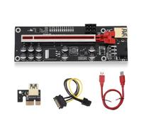 KIXZSAZ Adaptateur PCI-E convertisseur de Carte indicateur LED Extension pci- avec câble USB 3.0 Vitesse de Transmission données Ordinateur Bureau
