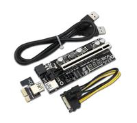 KIXZSAZ Adaptateur PCI-E convertisseur de Carte température indicateur d'affichage numérique Extension de Carte Graphique pci- avec câble USB 3.0