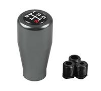 KIXZSAZ Ajoutez une touche d'élégance à l'intérieur de la voiture, bouton à 5 vitesses, poignée de levier en alliage d'aluminium, le métal est robuste et Durable, Couleur du plomb