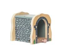 KIXZSAZ Améliorez votre collection de trains avec ce tunnel et ces rails en bois, fabriqués artisanalement avec soin. Un accessoire de jeu en bois qui stimule l'imagination des enfants à partir 3 ans.