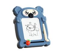 KIXZSAZ Amusant à l'arrière de la Planche à Dessin Double Face pour Enfants, Planche Dessin magnétique ABS , Bleu
