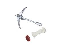 KIXZSAZ Ancre grappin Pliable et Polyvalente pour Petites embarcations et canots - Portabilité exceptionnelle - Accessoires Nautiques Pratiques Inclus, 3.2 kg