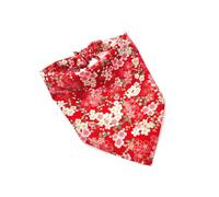 KIXZSAZ Animal de Compagnie Triangulaire salive bave écharpe monocouche Tissu Lavable Cou Serviette décorative Bavoir Accessoire de Mode pour la Maison