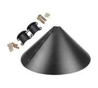 KIXZSAZ Anti-écureuils légère et Facile à Installer sur Poteau extérieur - Accessoires Lisses pour mangeoires à Oiseaux d'extérieur - Anti-écureuils enveloppante pour nichoirs