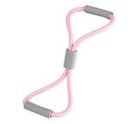 KIXZSAZ Appareil d'étirement en forme de 8 pour embellir le, étirer le et se muscler. Corde élastique pour yoga et fitness, Rose, 22 x 20 cm