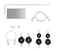 KIXZSAZ Apprentissage Scientifique Bricolage avec Ensemble de Blocs de poulie Excellent Cadeau pour Les Jeunes passionnés Physique Qui Peuvent Profiter d'expériences Bricolage Amusantes Tout en