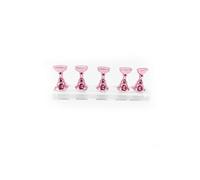 KIXZSAZ Appuyez sur le support d'ongle nouveauté différente résistant Pour aux chocs robuste léger Durable longue durée de vie perle feuille de pratique, Rose