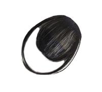 KIXZSAZ Belle frange avec du ruban adhésif dans les extensions de cheveux couleur de cheveux humains assortie n'ayez pas peur d'aller à l'ombre plus claire plus foncée, noir