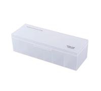 KIXZSAZ Boîte de Rangement de câbles à Bord Lisse, sûre et conviviale, Facile à Ouvrir et Fermer pour Une récupération, ABS scellé et Anti-poussière, Blanc