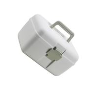 KIXZSAZ Boîte de rangement en plastique divisée pour un accès facile Pour aux fournitures médicales, distinguant les différents médicaments tout en évitant la bouteille, Vert nordique