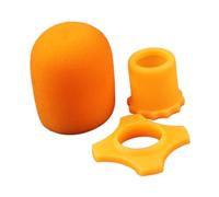 KIXZSAZ Bonnette anti-vent en mousse efficace pour microphone, support de tige inférieur et anneau en silicone anti-roulis.