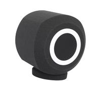 KIXZSAZ Bonnette anti-vent résistante pour microphone, idéale pour l'enregistrement en direct. Permet d'isoler le microphone dans un environnement calme.