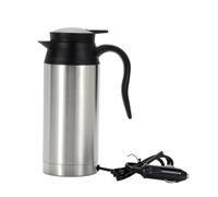 KIXZSAZ Bouilloire électrique universelle pour voiture, Non toxique, sans odeur, convient à Pour tous les véhicules, bouilloire en acier inoxydable, tasse, 12 V, 750 ml