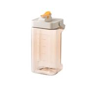 KIXZSAZ Bouilloire Froide pour réfrigérateur avec Bague d'étanchéité épaisse, pour l'extérieur, Pot de réfrigérateur en ABS, Pot de Boisson avec Distributeur de Robinet, Blanc Chaud
