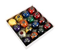 KIXZSAZ Boules de Billard colorées de Rechange, Jeu de Loisirs Sportifs, bel Effet visuel pour Clubs, Queue de Billard Standard en résine