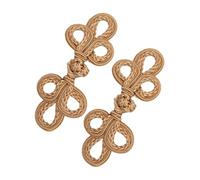 KIXZSAZ Bouton grenouille à nœud chinois élégant et classique, idéal pour les manteaux, pulls, gilets, vêtements faits maison et tenues de Pour tous les jours. Ces boutons, Chameau