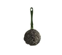 KIXZSAZ Brosse de nettoyage en fil d'acier manche Long remplacement maison cuisine cuisine banc bol plaque brosses outil accessoires, Vert