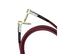 KIXZSAZ Câble audio de 3 m pour guitare électrique, basse, pédale, ampli, sans bruit, professionnel.