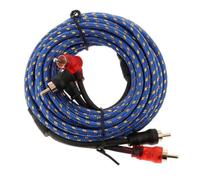 KIXZSAZ Câble d'alimentation amélioré pour Voiture 2000 W, Fil d'alimentation 4 AWG, kit d'installation Complet, Fil Bleu fiable, Neuf. Kit de câblage pour Installation Automobile, Calibre 4.