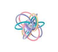 KIXZSAZ Cadeaux sensoriels à mâcher Bright Starts pour Filles de 6 à 12 Mois : hochet, Anneau de Dentition, Chaussette Noël, Jouet Dentition Amusant et sans Danger pour Les Nouveau-nés, 3 6