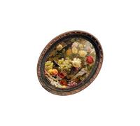 KIXZSAZ Cadre Photo Ovale élégant pour Maison de poupée. Accessoires Miniatures raffinés pour Une Touche Artistique. Mini Tableau décoratif, Centre de , StyleB