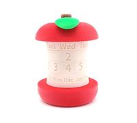 KIXZSAZ Calendrier de bureau - Bureau circulaire Pommes avec module, mini présentoir créatif pour fruits. Un cadeau pour une nouvelle maison pour la décoration.