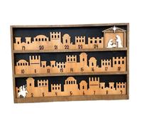 KIXZSAZ Calendrier de l'Avent de Noël : une belle façon patienter jusqu'à Noël et partager la Pour joie et l'impatience pendant les fêtes. Calendrier l'Avent pour les vacances en famille